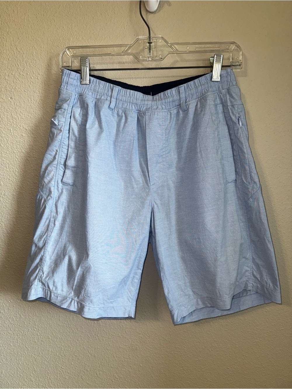 Birddogs Light Blue Cotton Hybrid Shorts (Medium Long)
